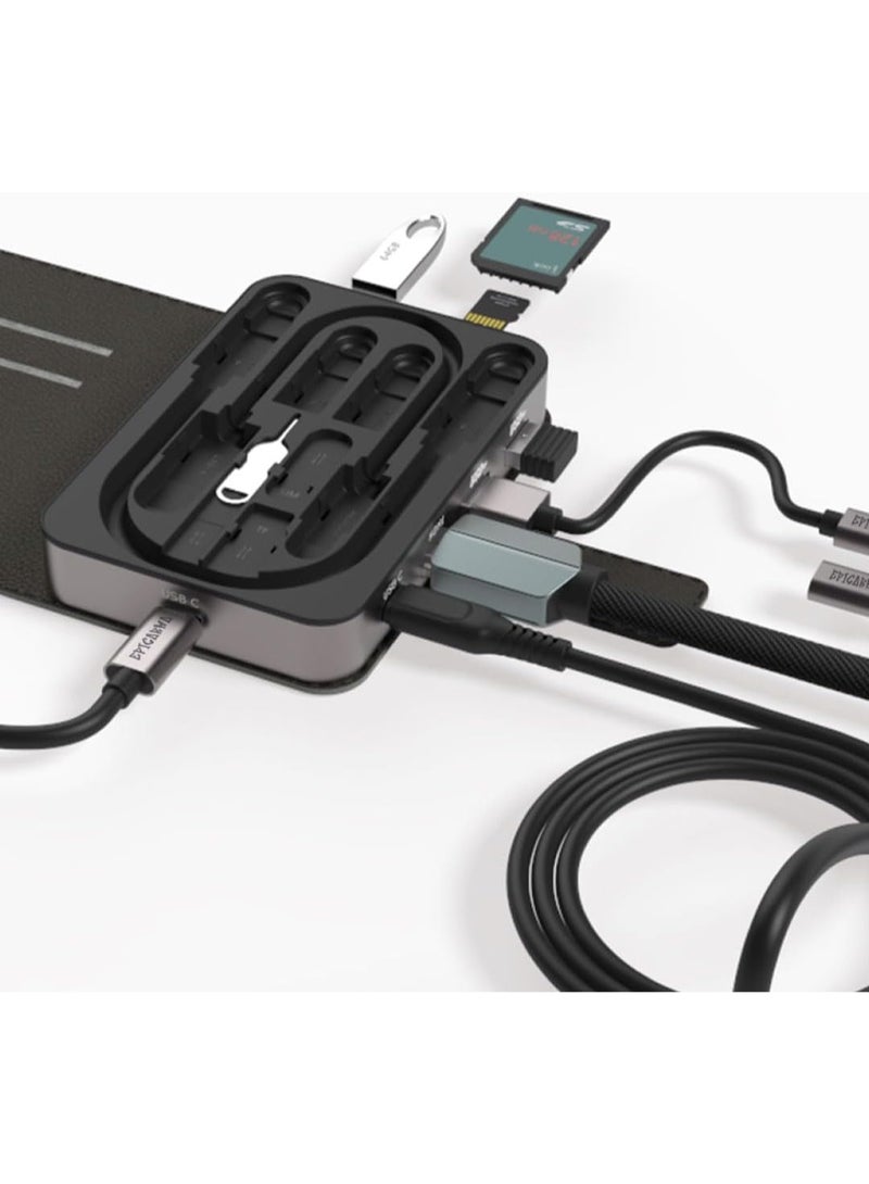 epicarma 6-in-1 USB-C Hub & Cable Kit – Foldable Type-C Dock with Power Delivery, High-Speed Data Transfer, Universal Adapter for Laptop, Smartphone & Tablet - Image 3